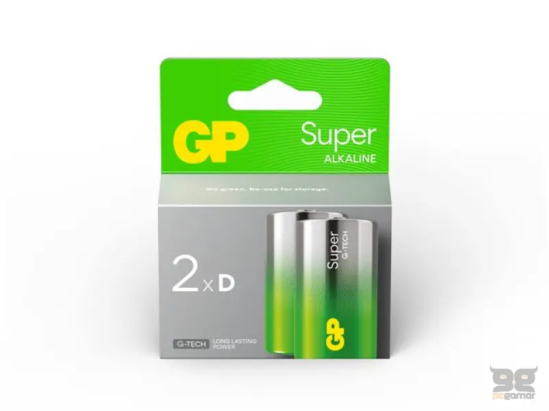 GP baterije LR20-SB2 D Super Alkaline