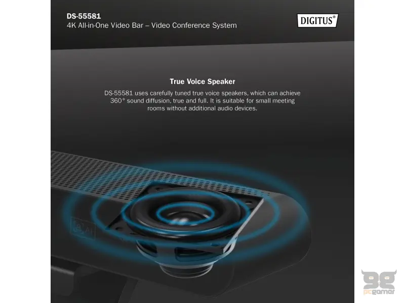 Digitus 4K All-In-One Video Bar Mini - Video conferencing system