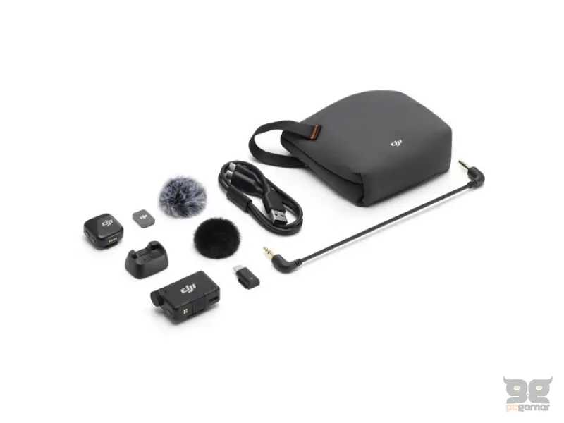 DJI Mic Mini (1 TX + 1 RX) - Ultralight Wireless Microphone System, Advanced Noi