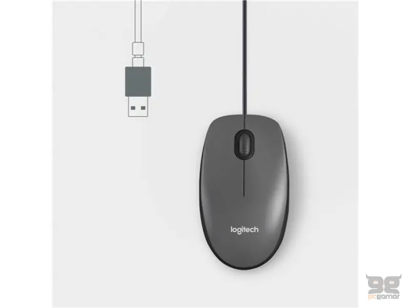 MIŠ LOGITECH M100 Black