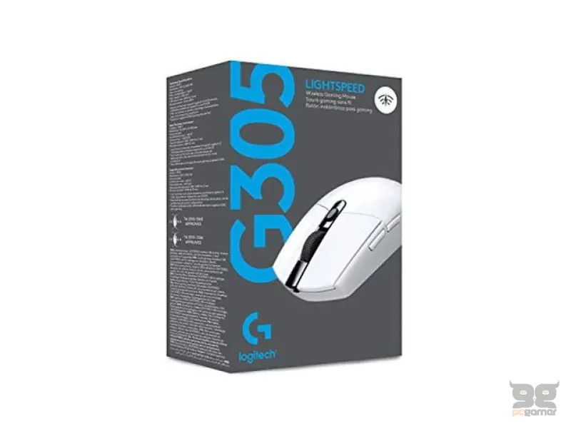 MS LOG Gaming G305 Lightspeed white