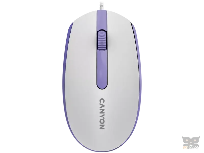 CANYON Miš M-10 Wired White-Lavender