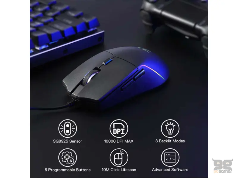 Redragon Miš Naga M730-WL Wireless