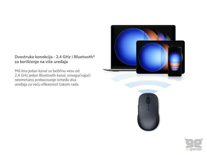 Xiaomi Dual-mode Wireless Mouse 2 (Black)