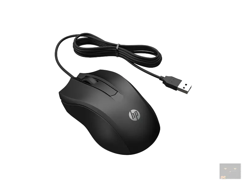 HP 105 BLK Wired Mouse