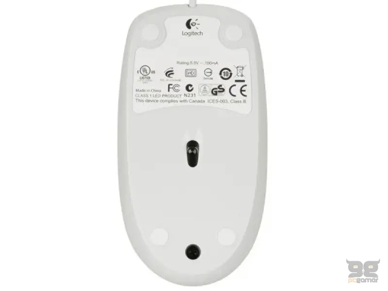 Logitech B100 USB White