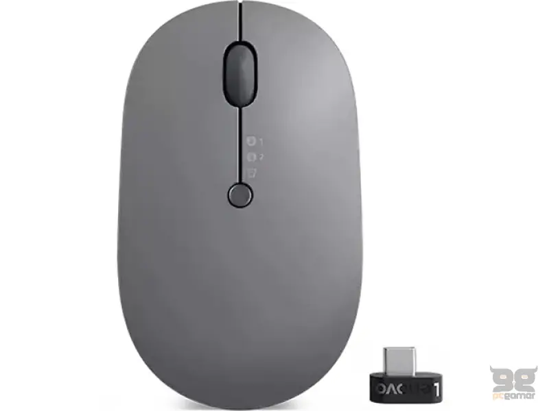 Lenovo Go Wireless Multi-Device mis, Storm Grey