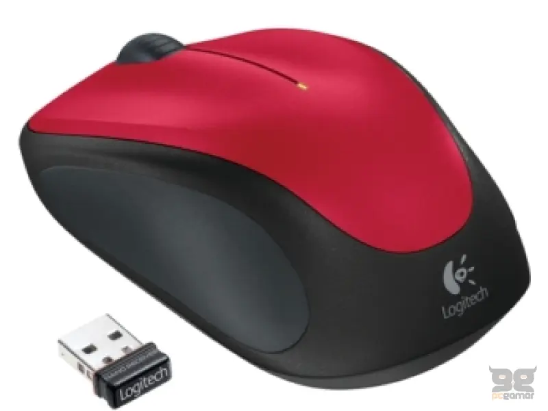 LOGITECH M235 Wireless crveni miš 