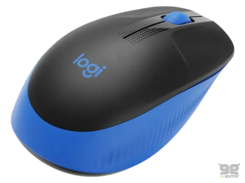 LOGITECH M190 Full-Size Wireless plavi miš 