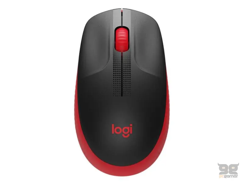 LOGITECH M190 Full-Size Wireless crveni miš 
