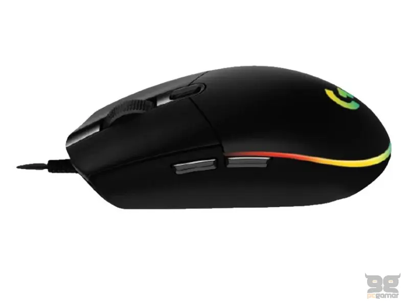 LOGITECH G203 Lightsync gaming crni miš 