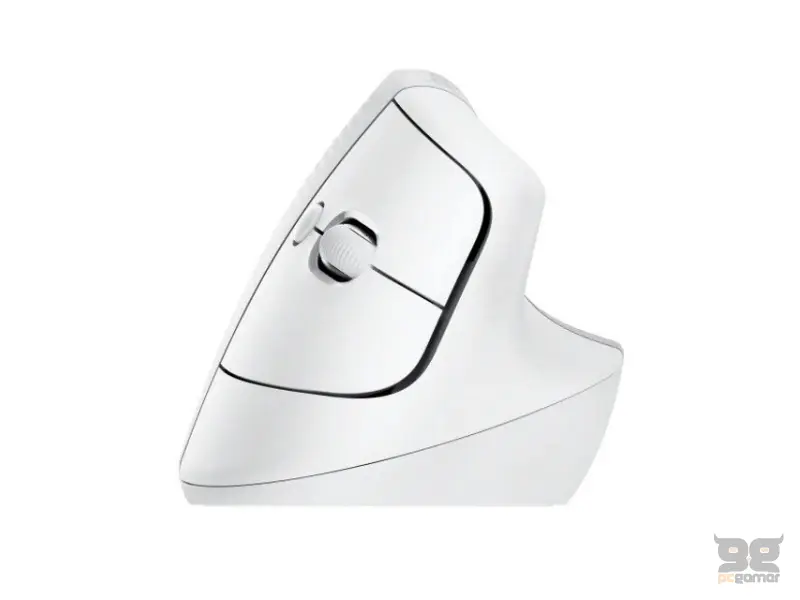 LOGITECH Lift Vertical Ergonomic Wireless miš beli 