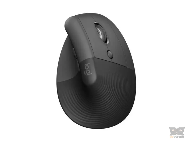 LOGITECH Lift Vertical Ergonomic Wireless crni miš 