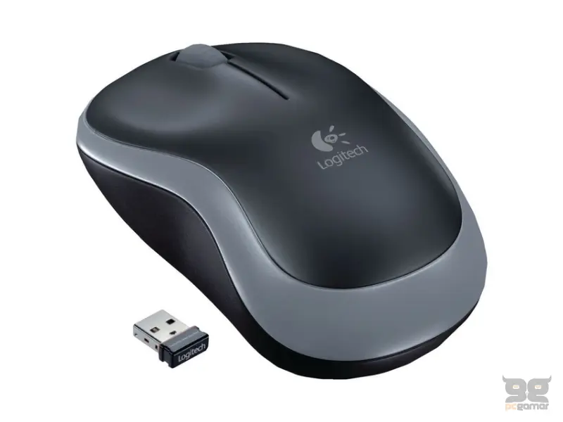 LOGITECH M185 Wireless sivi miš Retail 