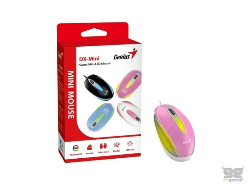 GENIUS DX-Mini USB roze miš 