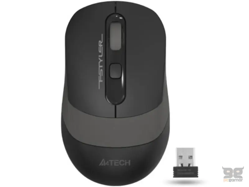 A4 TECH FG10 FSTYLER Wireless USB sivi miš 
