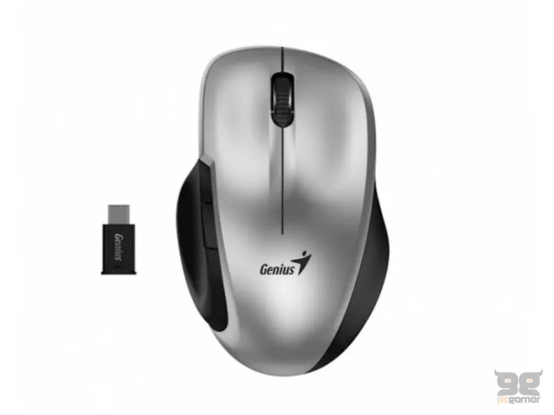 GENIUS Ergo 8200S USB Tip C Bežični srebrni miš 
