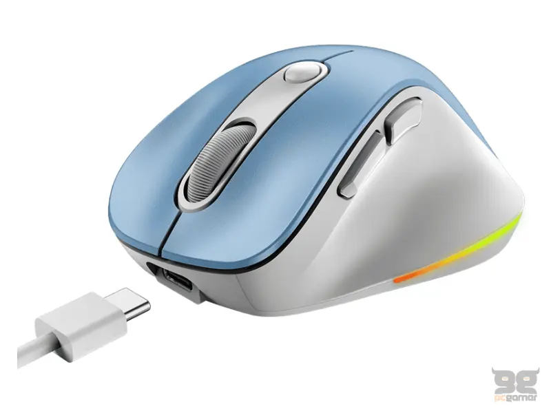 GENIUS Ergo 9000S Pro Light Blue USB Bežični plavi miš 