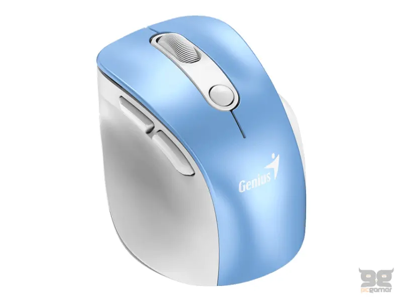 GENIUS Ergo 9000S Pro Light Blue USB Bežični plavi miš 