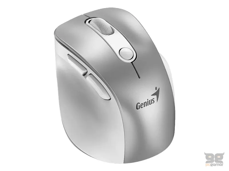 GENIUS Ergo 9000S Pro Silver USB Bežični sivi miš 