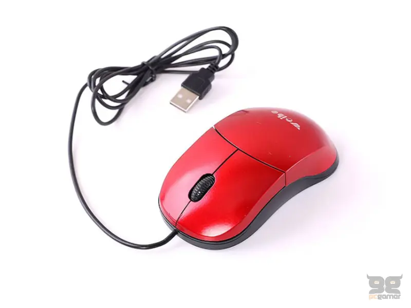 AOAS FC-142 USB Optical miš crveni 