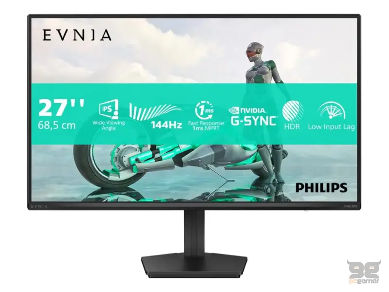 PHILIPS Evnia Gaming IPS Monitor 27M2N3200NF, 27", Full HD, 144Hz, 0.5 ms,1500:1, HDMI/DP, HDR10