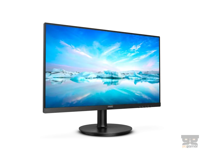 PHILIPS LED 221V8, Black, 21.5", 1920x1080, 75Hz 4000:1, 4 ms, VGA/HDMI