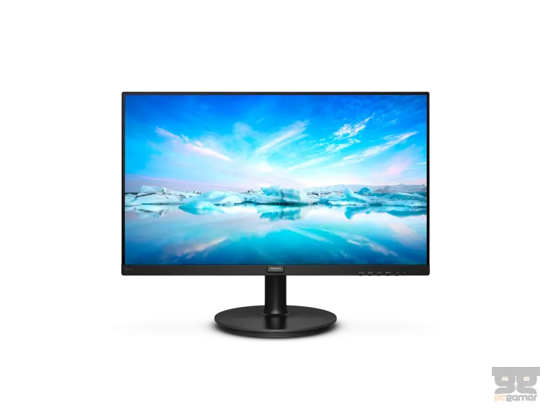 PHILIPS LED 221V8, Black, 21.5", 1920x1080, 75Hz 4000:1, 4 ms, VGA/HDMI