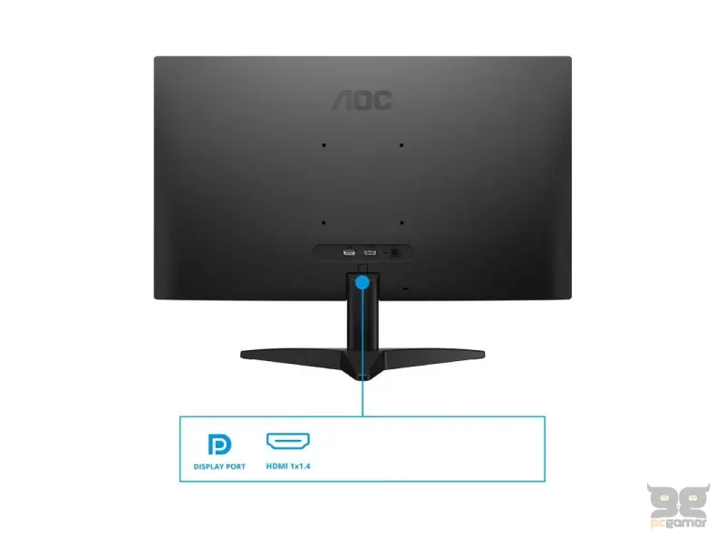 AOC IPS Gaming Monitor 24B36X, 23.8", Full HD 1920x1080, 144Hz, 0.5 ms, 1500:1, HDMI/DP