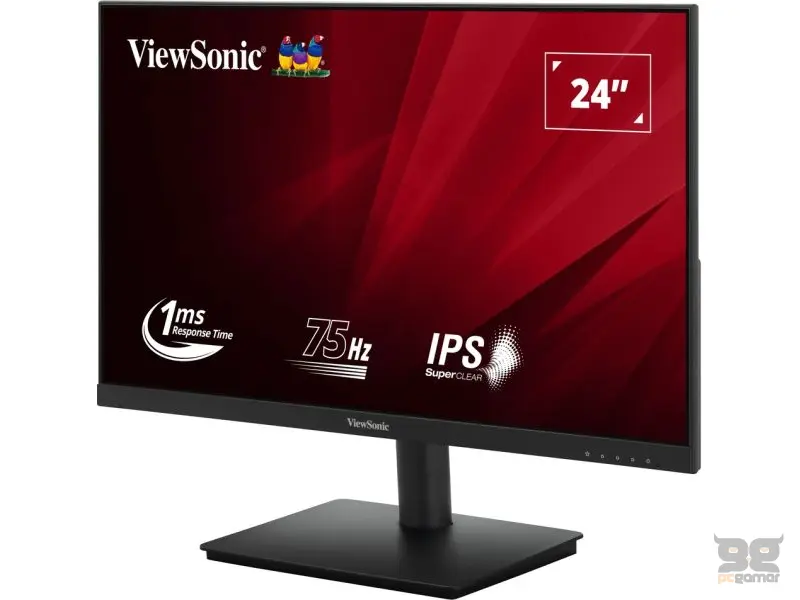 ViewSonic Monitor VA240-H-2 23,8"" FullHD IPS, 1ms, VGA + HDMI