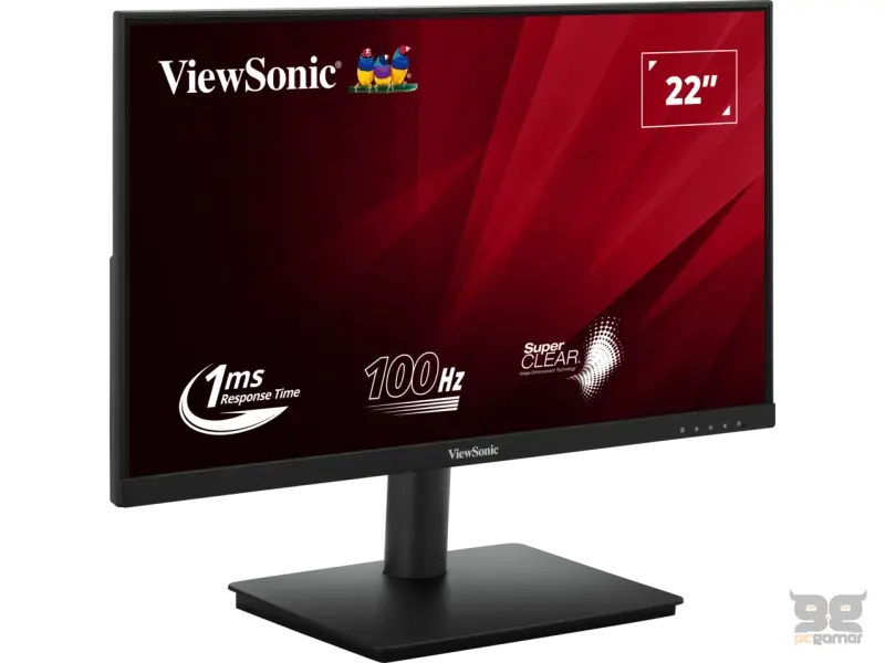 ViewSonic Monitor 22" VA220-H FHD, 100Hz, 1ms, 4000:1, 250cd/m2, VGA, HDMI