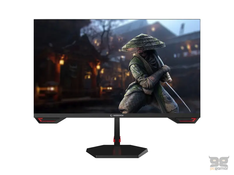Rampage Monitor CRIMSON CR25R180 25" 200Hz 0.5ms CSOT FAST IPS FHD Freesync/G-Sync Gaming