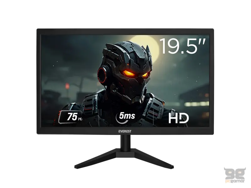 Everest Monitor 19.5" M665 75Hz HD 1600900 VGA, HDMI