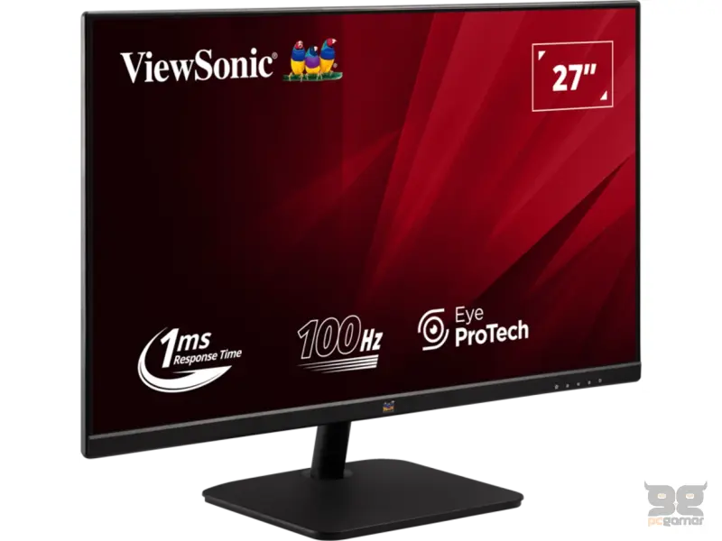 ViewSonic Monitor VA2732-H-2 27" Full HD 100Hz IPS, 1ms, VGA + HDMI