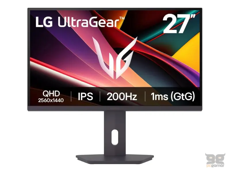 LG UltraGear IPS QHD Gaming Monitor 27G610A-B, 27", 2560x1440, 200Hz, 1ms, HDMI*2/DP, HAS/PIVOT