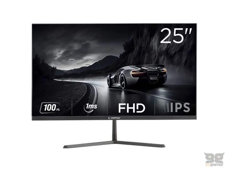 Rampage Monitor RM25R100 25" 100Hz 1ms IPS FHD