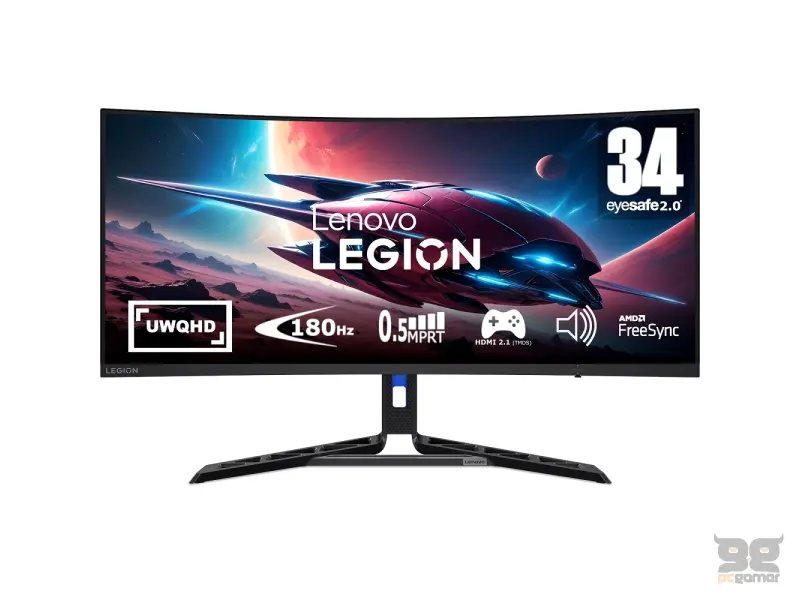 34", Legion R34w-30, WQHD (3440x1440) LED VA