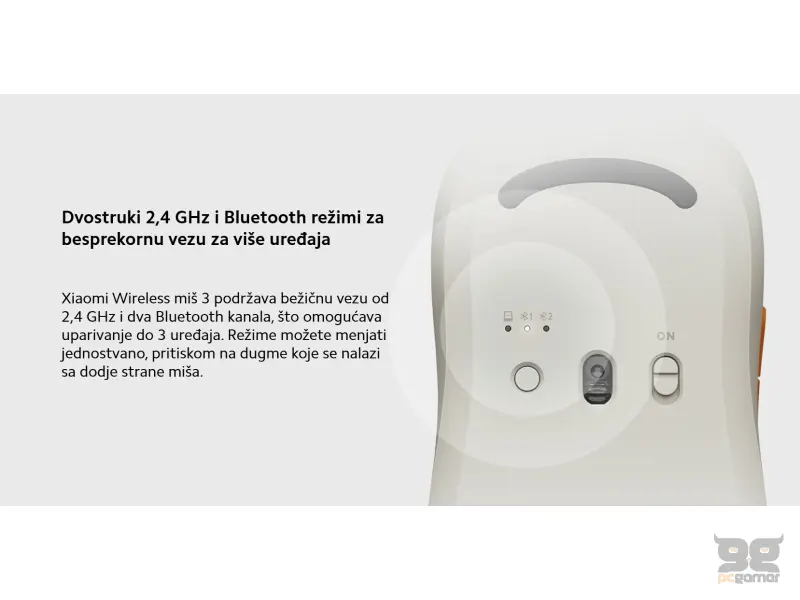 Xiaomi Wireless Mouse 3 Black GL