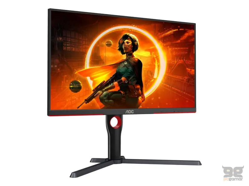 AOC QHD Gaming Mini LED Monitor Q27G3XMN, 27", 2560x1440, 180Hz, 1 ms, DP/HDMI*2, HAS, Pivot, Swivel