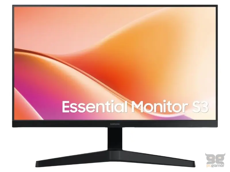 SAMSUNG Essential Monitor S3 S33GF,23.8",FHD 1920 x 1080, 100Hz,5 ms,3000:1,VGA/HDMI,100 x 100 VESA