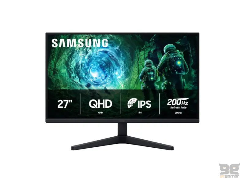 SAMSUNG Odyssey G5 G53F Gaming IPS Monitor, 27" QHD 2560x1440 , 200Hz, 1 ms, DP/HDMI*2, USB, HDR10