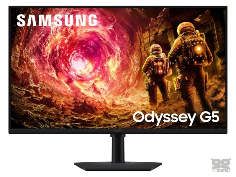 SAMSUNG Odyssey G5 G50F Gaming IPS Monitor, 32" QHD 2560x1440 , 180Hz, 1 ms, DP/HDMI,HDR10,HAS/PIVOT