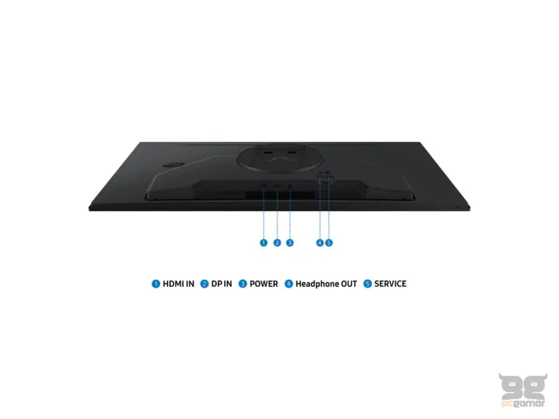 SAMSUNG Odyssey G5 G50F Gaming IPS Monitor, 32" QHD 2560x1440 , 180Hz, 1 ms, DP/HDMI,HDR10,HAS/PIVOT