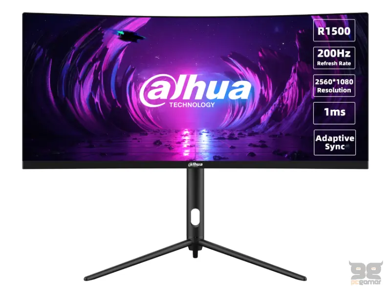 DAHUA 30 inča LM30-E330CA WFHD 2560x1080 VA 200 Hz zakrivljeni gaming monitor 