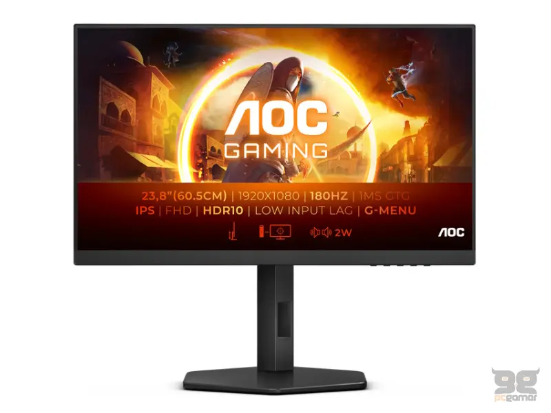 AOC 23.8 inča 24G4X FHD 1920x1080 IPS 180 Hz gaming monitor 
