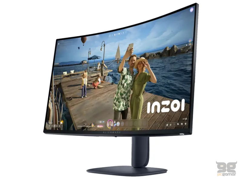 DELL 31.5 inch AW3225DM QHD 180Hz FreeSync Alienware Gaming zakrivljeni monitor 