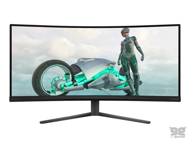 PHILIPS_ 34 inča Evnia 34M2C3500L/00 UWQHD 3440x1440 180 Hz zakrivljeni gaming monitor 