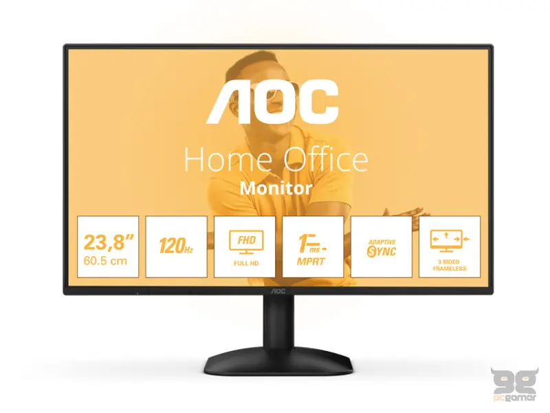 AOC 23.8 inča 24B31H FHD 1920x1080 IPS 120 Hz monitor 