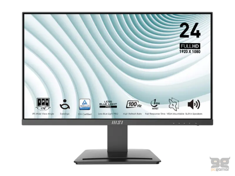 MSI 23.8 inča  PRO MP243X FHD 1920x1080 IPS 100Hz business monitor 