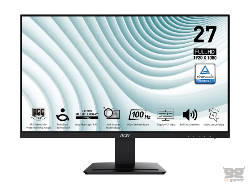 MSI 27 inča PRO MP273A FHD 1920x1080 IPS 100Hz business monitor 